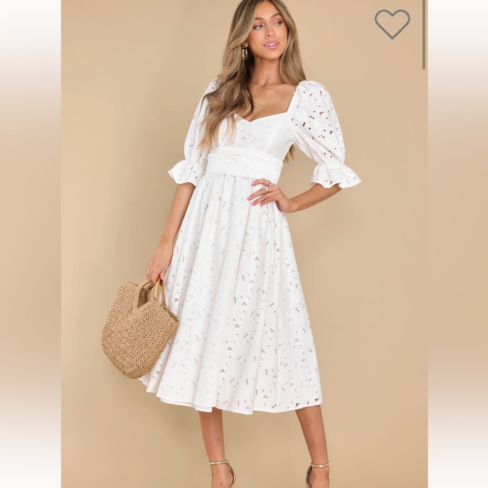 NWT Red Dress Boutique Ivory Midi Dress